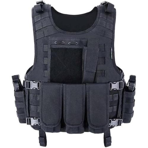 Gilet airsoft noir hotsell